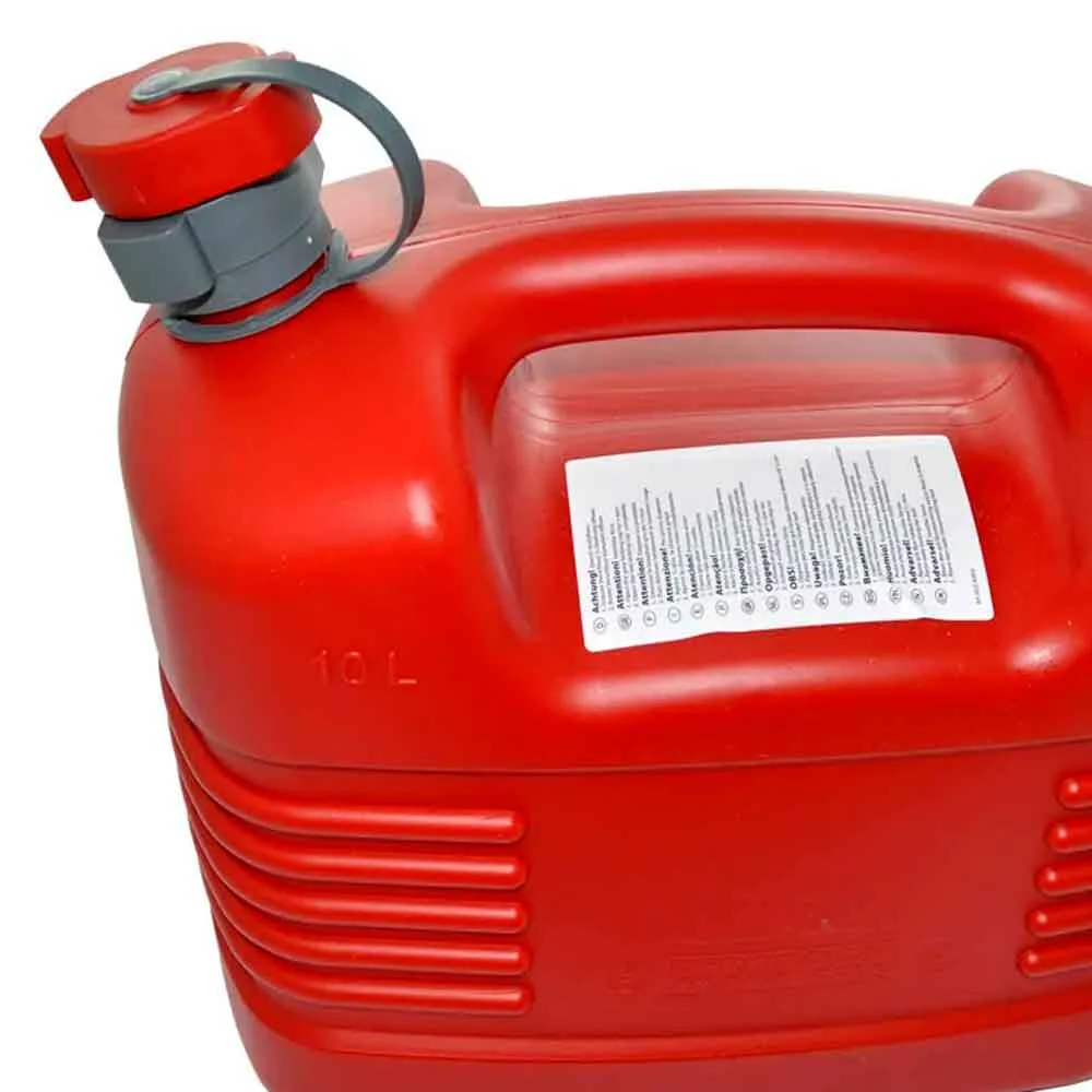 Galão Combustível 10 Lts C/Exte Polit Verm Press 2139